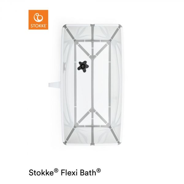 Baignoire Flexi Bath XL + transat de bain - Blanc (transat offert)