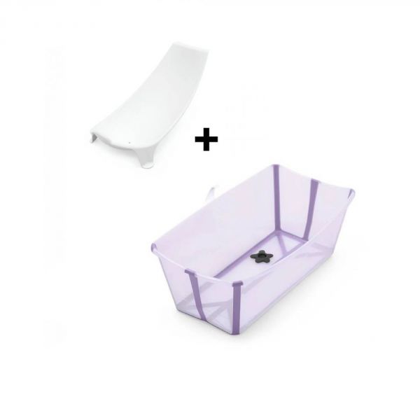 Baignoire Flexi Bath XL + transat de bain - Lavender (transat offert)