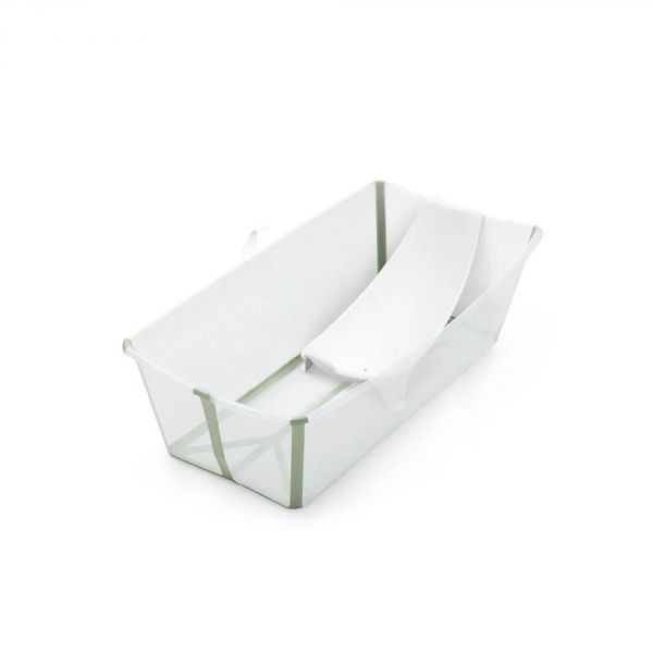 Baignoire Flexi Bath XL + transat de bain - Vert (transat offert)