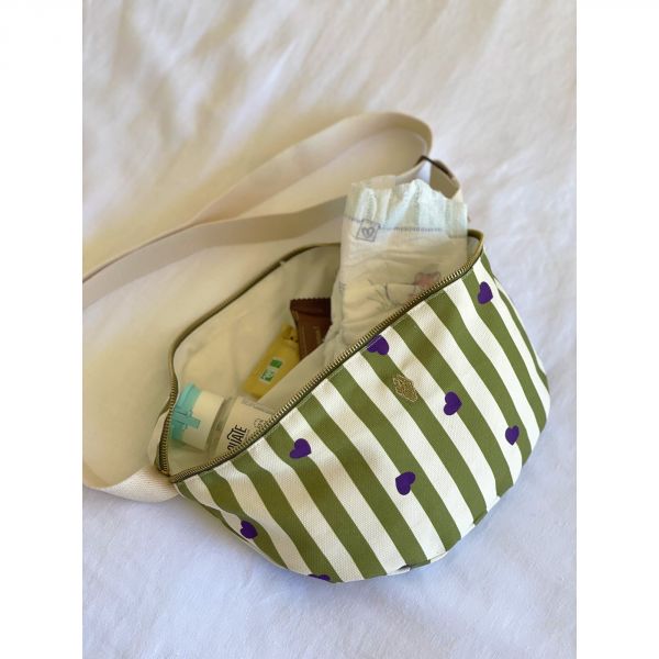 Sac banane XL Bob Stripe & Love