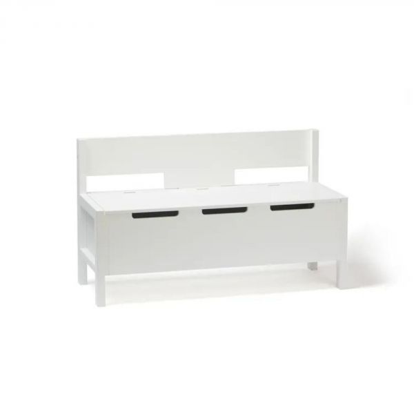 Banc avec rangement Star - Blanc