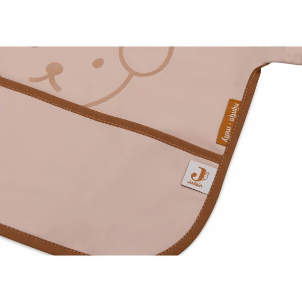 Bavoir manches longues imperméable Miffy Peekaboo Wild Rose