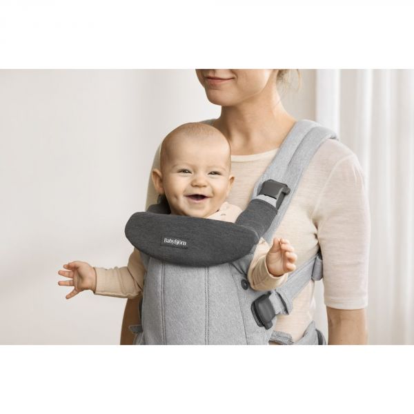 Bavoir pour porte bébé Harmony Gris foncé