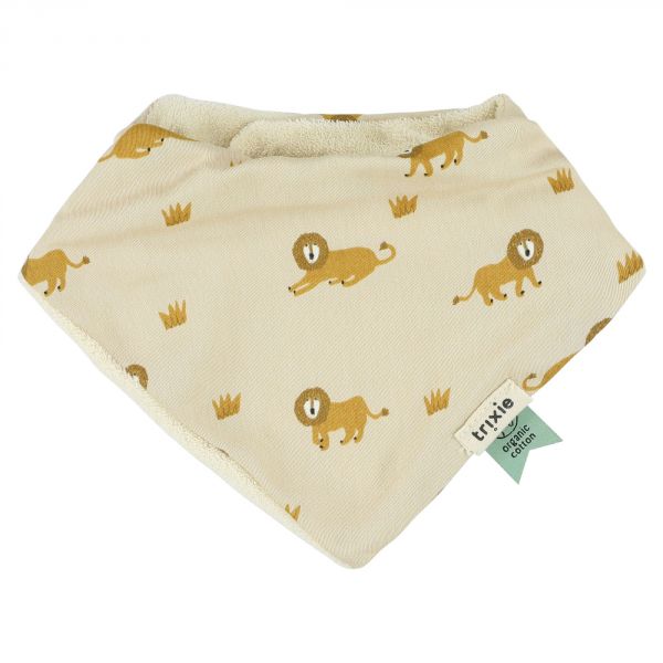 Lot de 3 bavoirs bandana Lively Lion