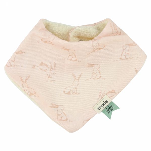 Lot de 3 bavoirs bandana Rosy Rabbit