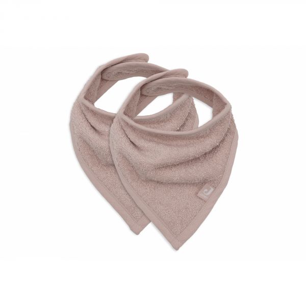 Lot de 2 bavoirs bandana éponge Wild Rose