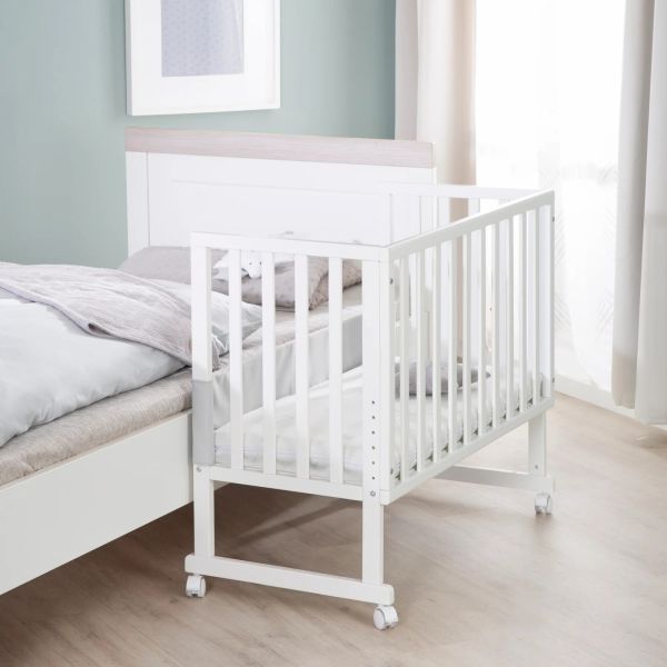 Berceau cododo 3 en 1 bois blanc avec matelas