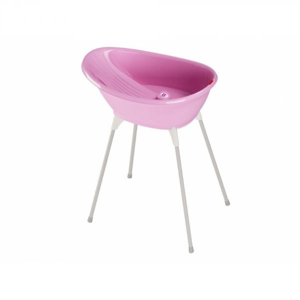 Baignoire Bella avec support de baignoire Pink