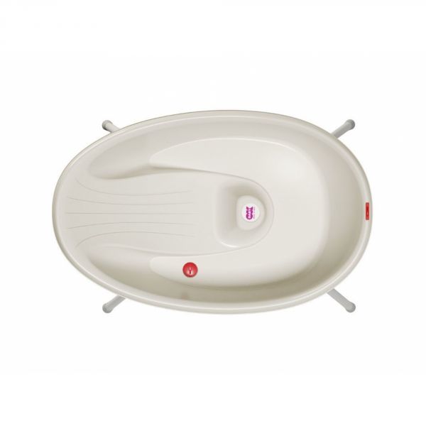 Baignoire Belle avec support de baignoire beige