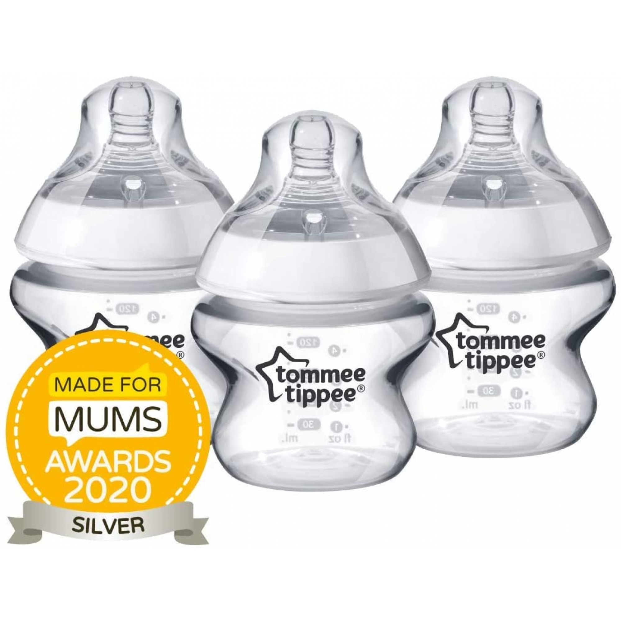 Tommee Tippee Lot De 3 Biberons Closer To Nature 150ml Made In Bebe