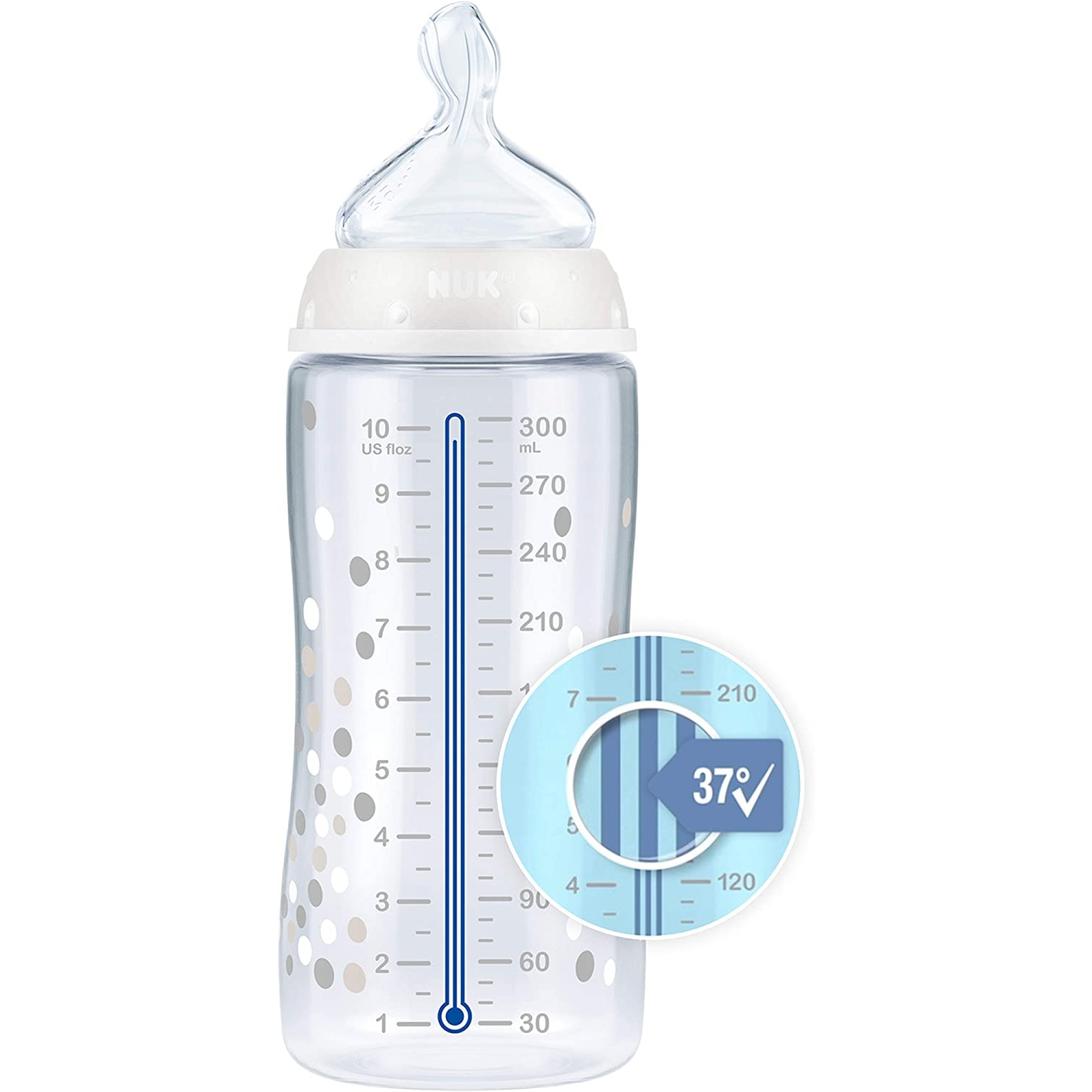 Nuk Biberon 150ml Fc Temperature Control 0 6m Mixte Made In Bebe