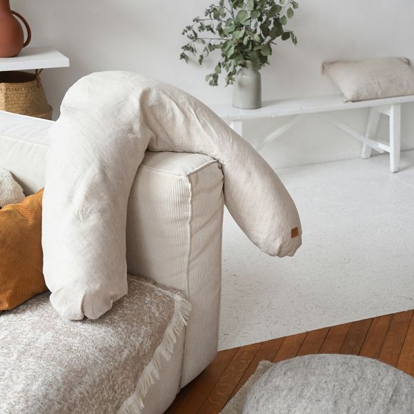 Coussin d'allaitement Big Flopsy Lin naturel