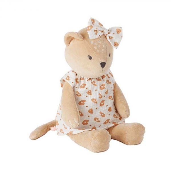 Peluche small Kendi en Veloudoux beige/terracotta