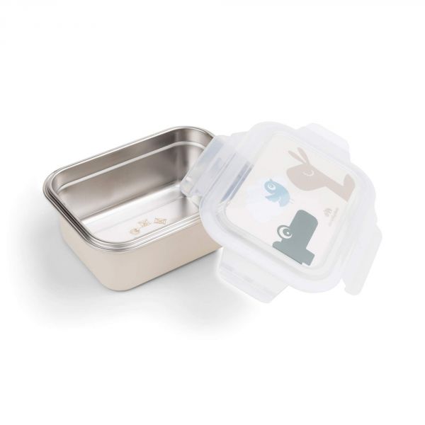 Lunch box enfant inox Lalee Croco Sable