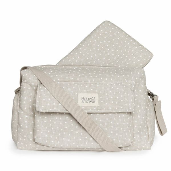 Sac à langer Camila White Ministars Beige