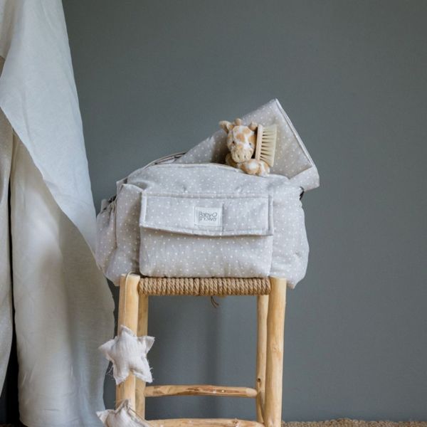 Sac à langer Camila White Ministars Beige