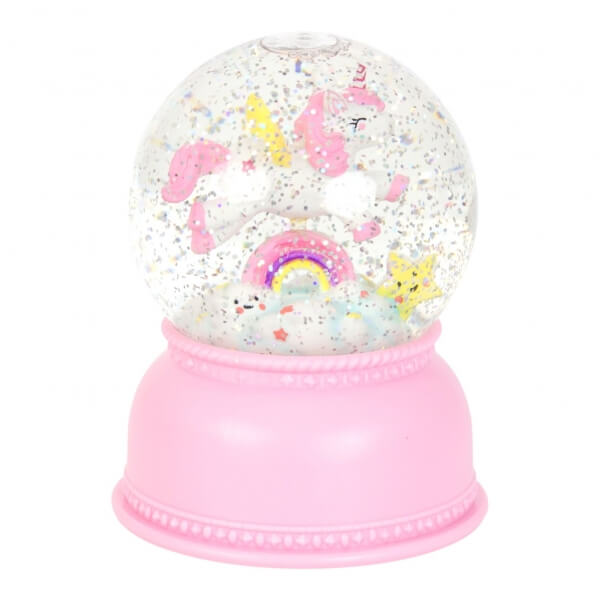 A Little Lovely Company Boule A Neige Lumineuse Licorne Made In Bebe