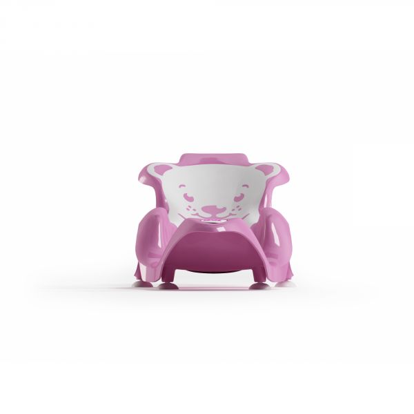 Transat de bain Buddy rose