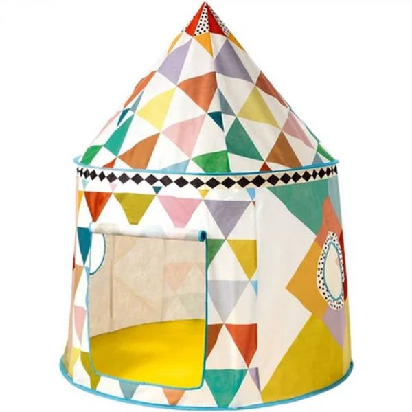 Tente de jeu pour enfant Cabane multicolore