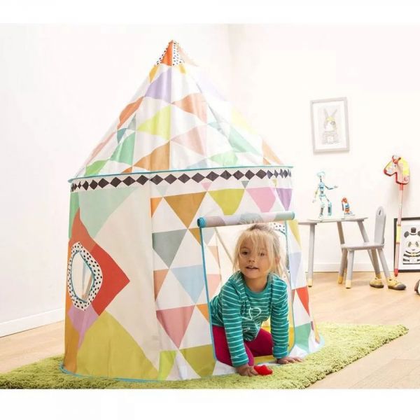 Tente de jeu pour enfant Cabane multicolore