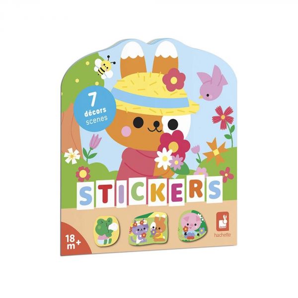 Cahier de stickers pour enfants La campagne