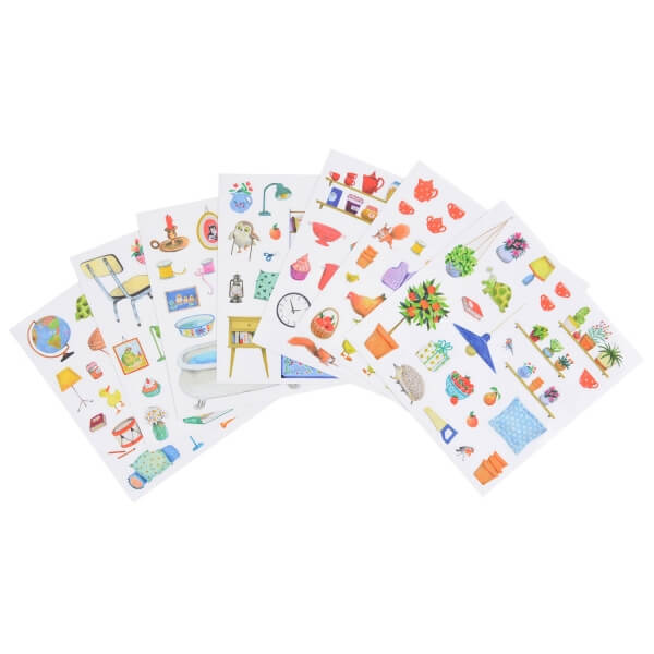 Cahier stickers La Grande Famille