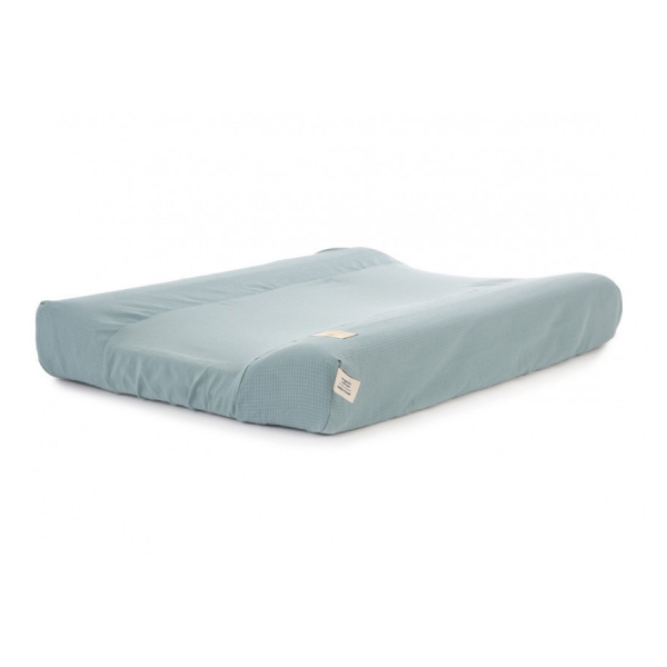 Nobodinoz Housse De Matelas A Langer Calma Nid D Abeille Magic Green Made In Bebe