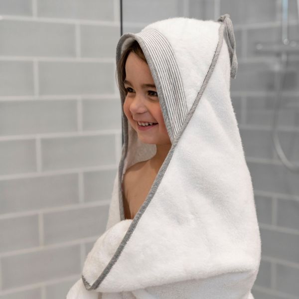 Cape de bain Dry'n Play White