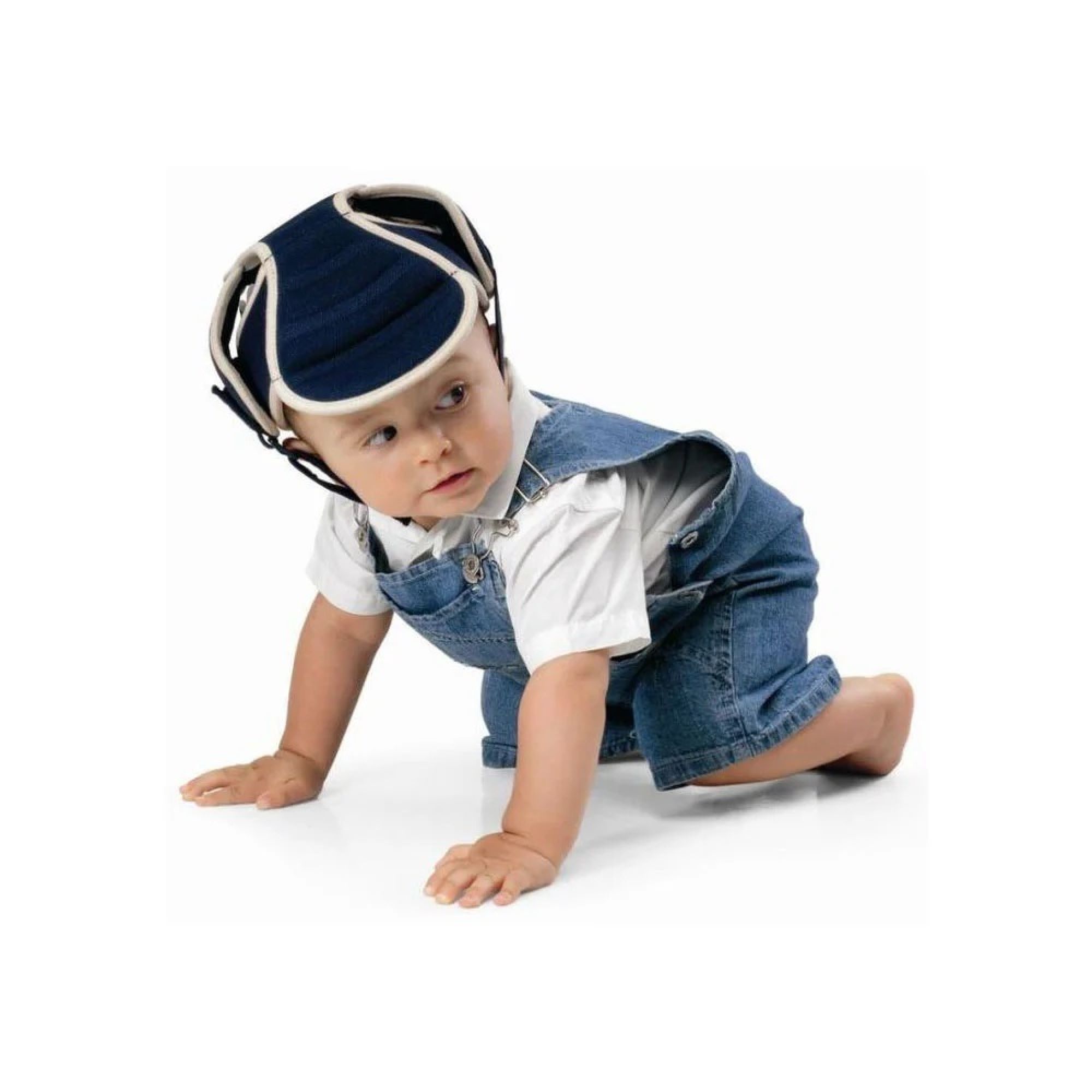 casque de protection pour bebe,protege tete en cas de chute-beige