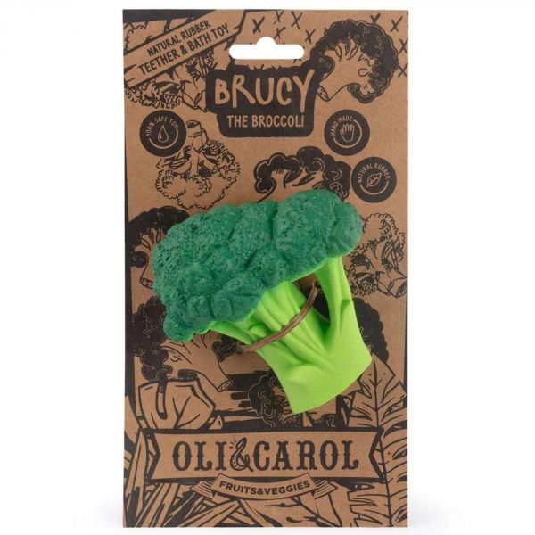 Anneau de dentition Jouet de bain Brucy le brocoli