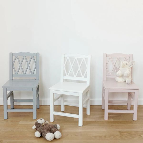 Chaise enfant Harlequin Blanc