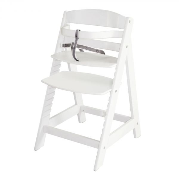 Chaise haute évolutive Sit Up lll bois blanc laqué