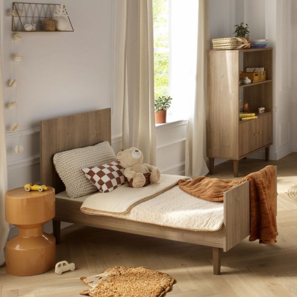 Chambre bébé duo lit little big bed + commode Mokka