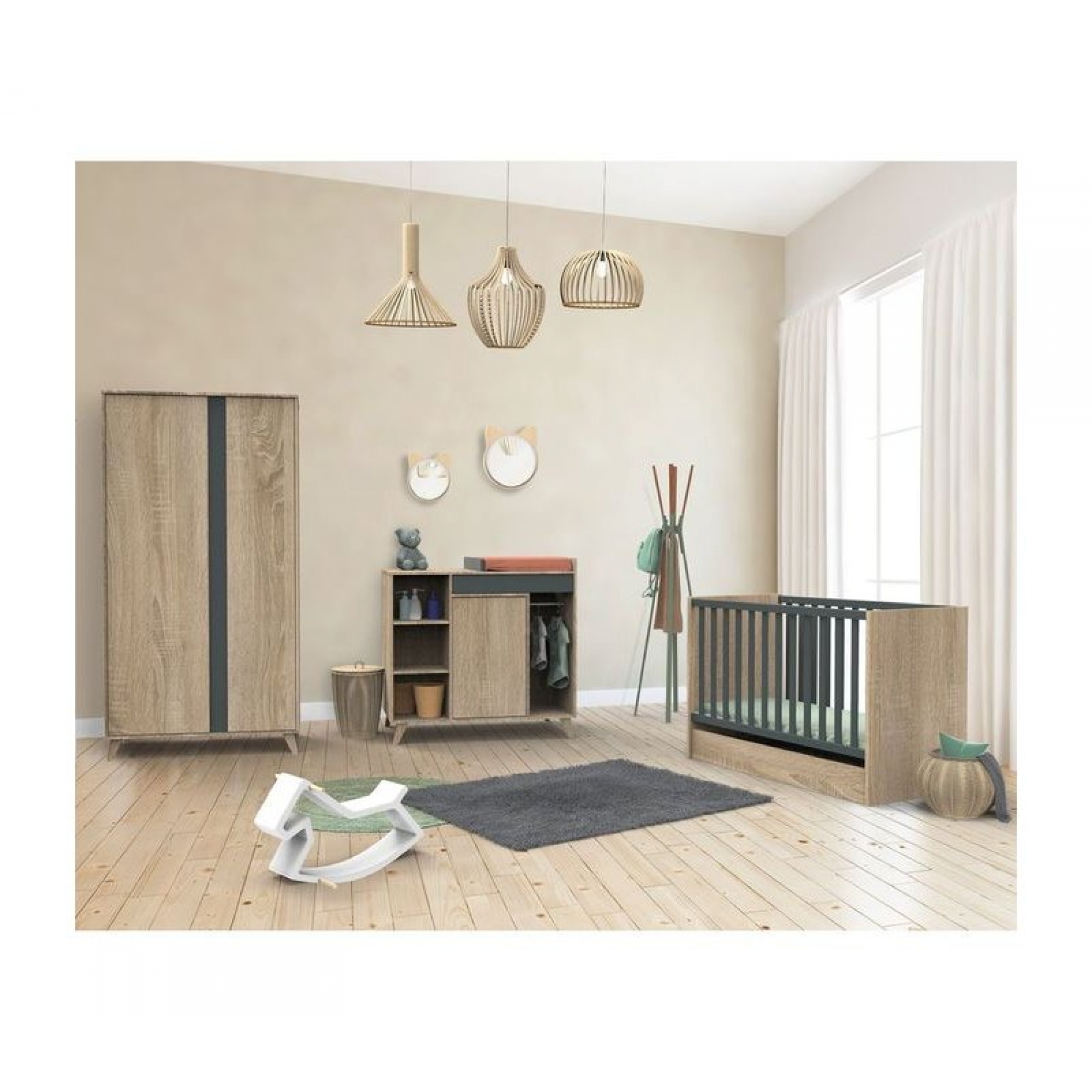 Décoration chambre bébé : fauteuils et poufs enfant : Aubert