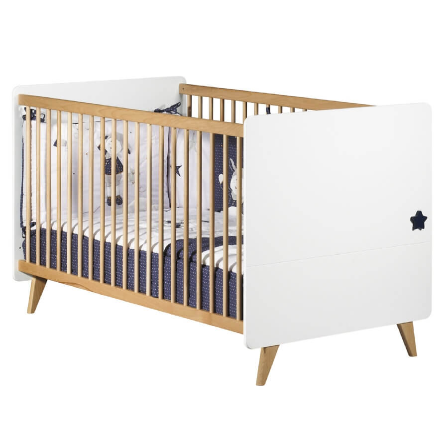 Sauthon Meubles Chambre Duo Lit Little Big Bed 70x140 Commode Oslo Etoile Made In Bebe