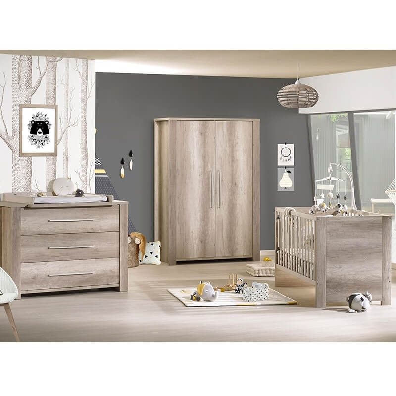 Sauthon Meubles Chambre Duo Lit Combine Evolutif Armoire Emmy Made In Bebe