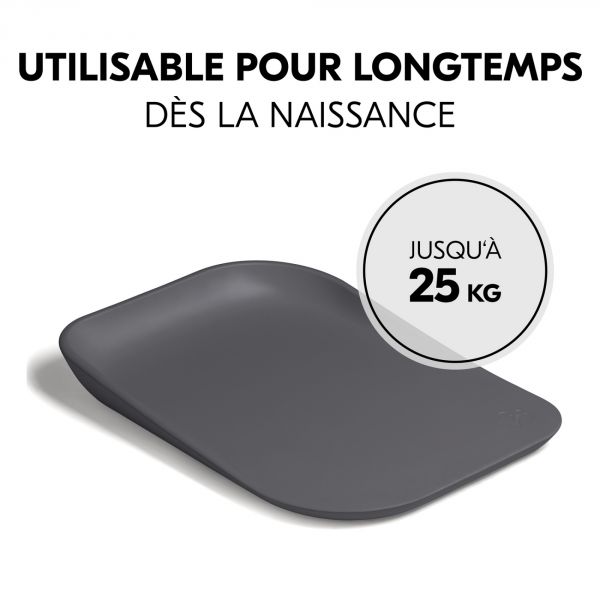 Matelas à langer en mousse soft Change N Clean Anthracite