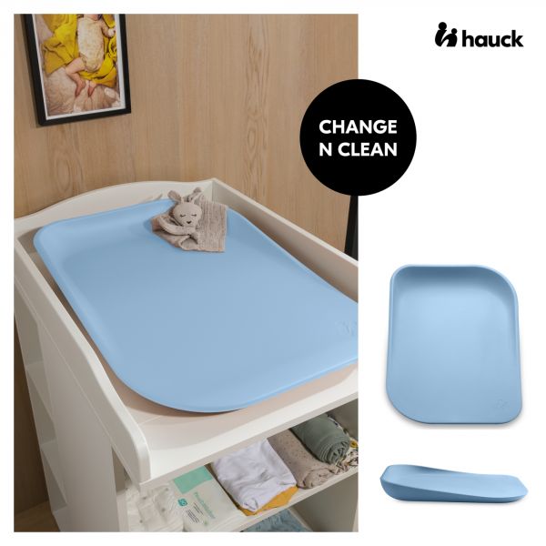 Matelas à langer en mousse soft Change N Clean Light Blue