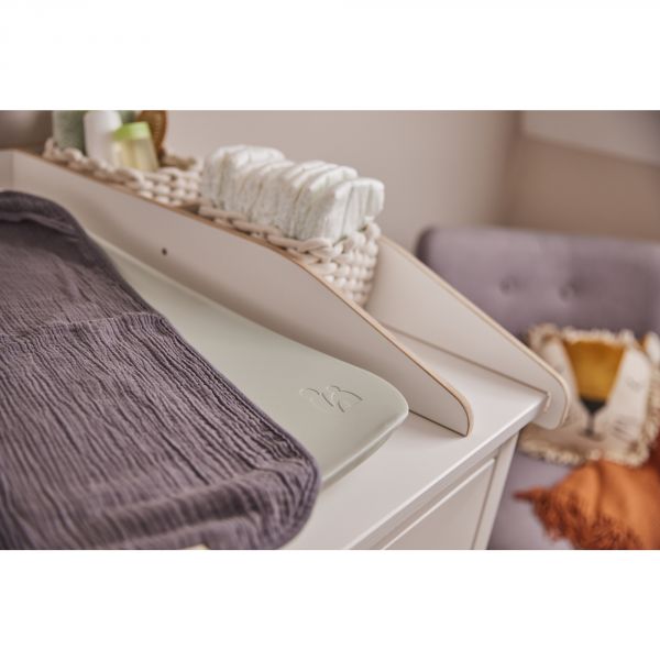 Serviette à langer pour matelas à langer Beige Floral