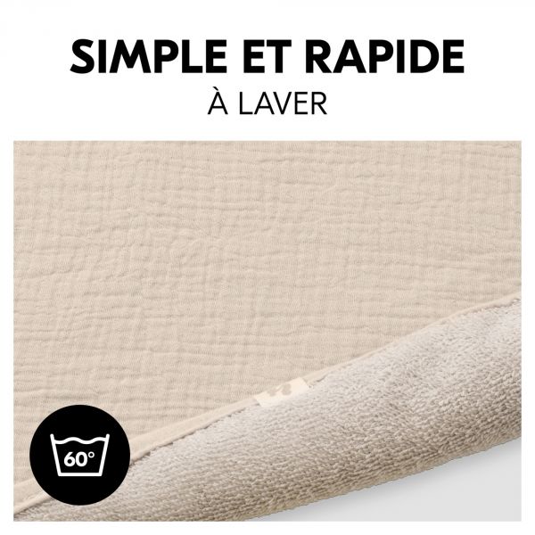 Serviette à langer pour matelas à langer Beige