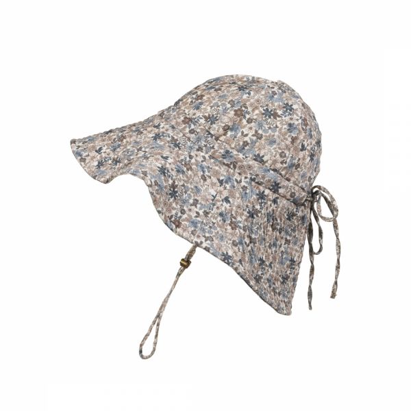 Chapeau anti-UV bébé Blue Garden 2-3 ans