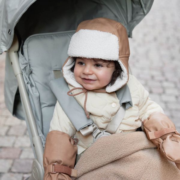 Chapka bébé Aviator Brown 1-2 ans