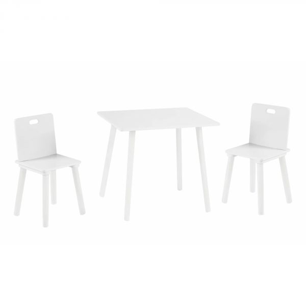 Ensemble table et chaises enfant blanc