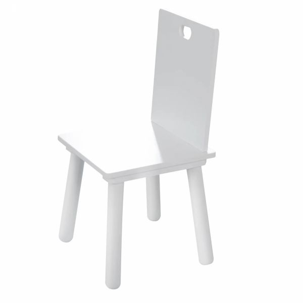 Ensemble table et chaises enfant blanc