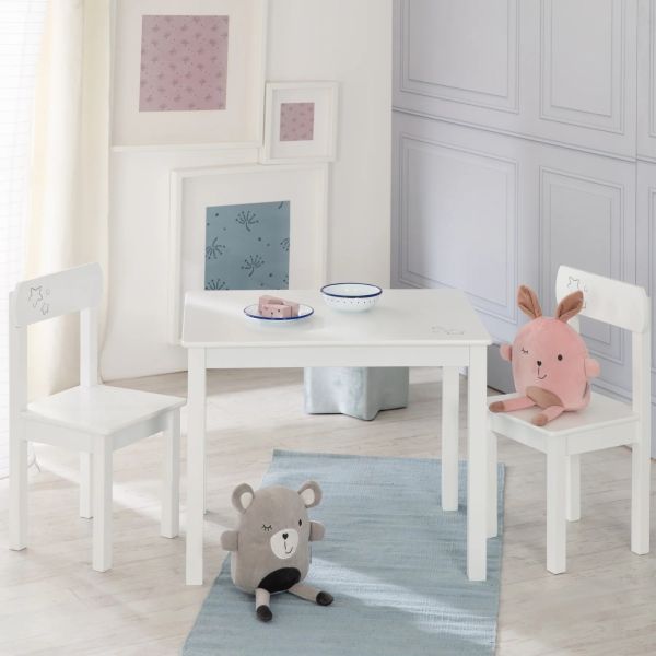 Ensemble table et chaises enfant Little Stars