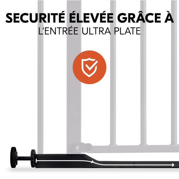 Barrière d'escalier Clear Step Autoclose 2 Black