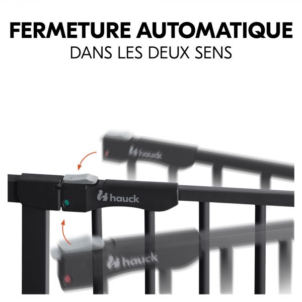 Barrière d'escalier Clear Step Autoclose 2 Black