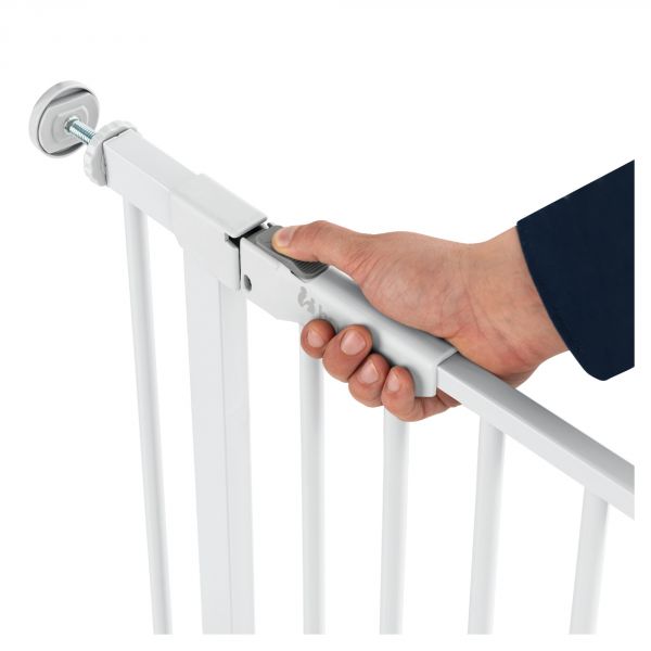 Barrière d'escalier Clear Step Autoclose 2 avec extension +21 cm White