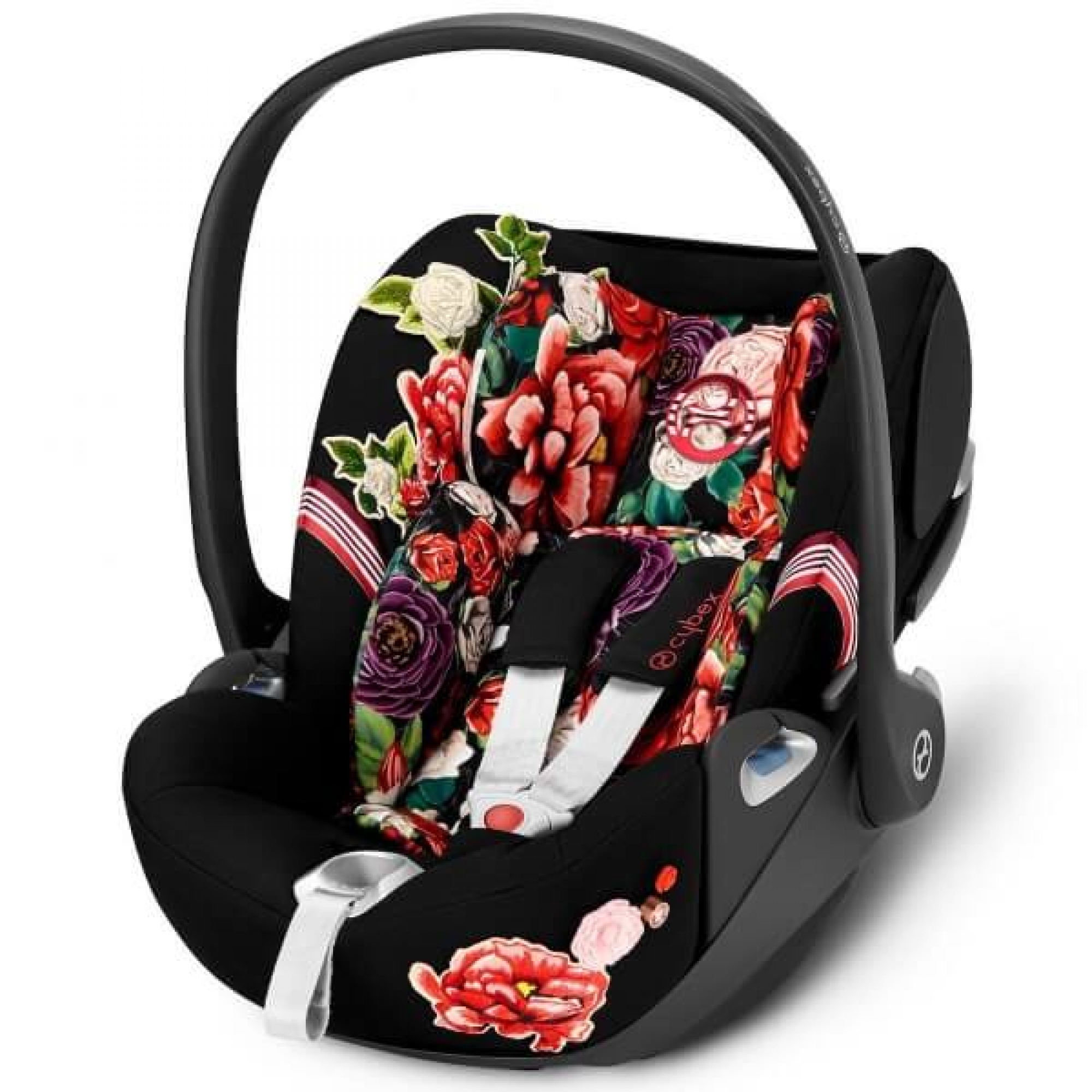 Cybex Platinum Siege Auto Cloud Z I Size Collection Spring Blossom Black Made In Bebe