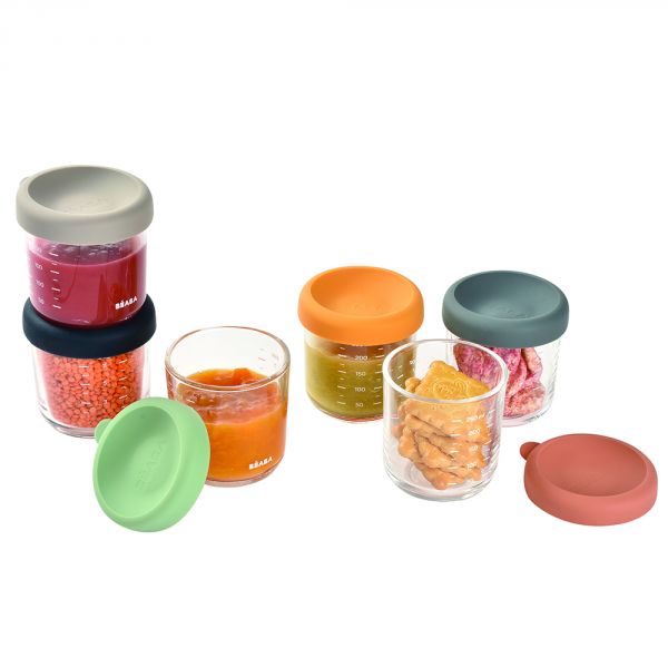 Coffret 6 portions verre 250ml Sunrise color mix